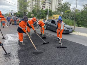 Trecho da Avenida Djalma Batista passará por obras durante Carnaval